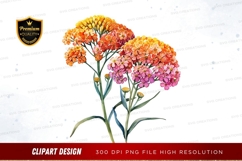 Vibrant flower bouquet clipart png Product Image 1