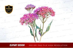 Pink and purple flowers clipart png Product Image 1