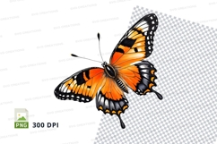 Vibrant butterfly clipart png Product Image 1