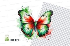 Vibrant butterfly clipart png Product Image 1