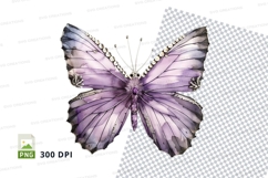 Purple butterfly clipart png Product Image 1