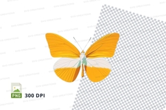 Yellow butterfly clipart png Product Image 1