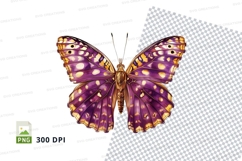 Vibrant purple butterfly clipart png Product Image 1