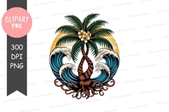 Tropical paradise clipart png Product Image 1