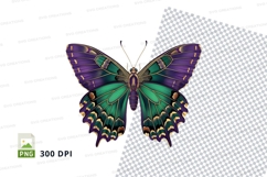 Vibrant butterfly clipart png Product Image 1
