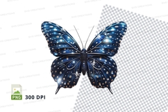 Blue butterfly clipart png Product Image 1
