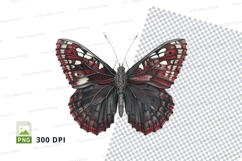 Red-black butterfly clipart png Product Image 1