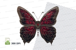 Intricate stained glass butterfly Product Image 1