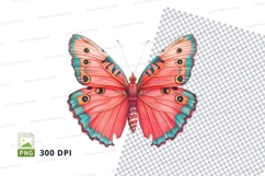 Vibrant butterfly clipart png Product Image 1