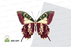 Vibrant butterfly clipart png Product Image 1