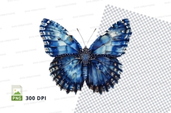 Blue butterfly clipart png Product Image 1
