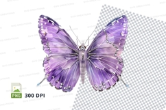 Purple butterfly clipart png Product Image 1