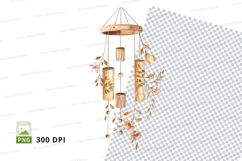 Elegant wind chime clipart png Product Image 1