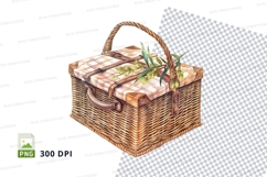 Picnic basket clipart png Product Image 1