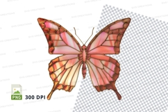 Stained glass butterfly clipart png Product Image 1