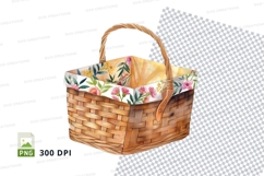Floral picnic basket Product Image 1