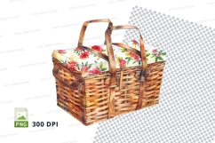 Floral picnic basket Product Image 1