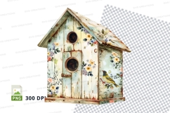 Decorative birdhouse clipart png Product Image 1