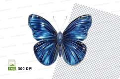 Blue butterfly clipart png Product Image 1