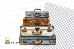 Stack of vintage suitcases Product Image 1