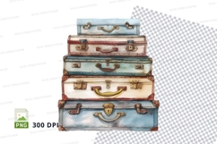 Stack of vintage suitcases Product Image 1