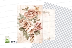 Elegant floral clipart png Product Image 1
