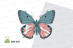 Colorful butterfly clipart png Product Image 1
