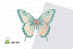 Graceful butterfly clipart png Product Image 1