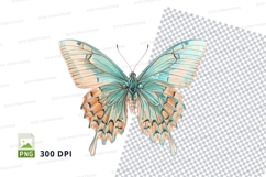 Colorful butterfly clipart png Product Image 1