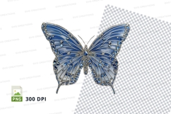 Blue butterfly clipart png Product Image 1