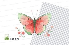 Beautiful butterfly clipart png Product Image 1