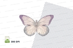 Delicate butterfly clipart png Product Image 1