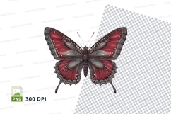 Intricate red and black butterfly Product Image 1