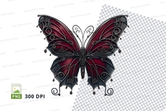 Elegant stained glass butterfly Product Image 1