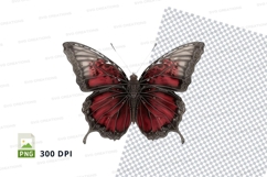 Elegant gothic butterfly clipart png Product Image 1