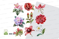 Beautiful flower bouquet clipart png Product Image 1