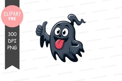 Funny ghost clipart png Product Image 1