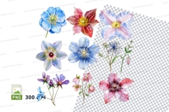 Beautiful flower clipart png Product Image 1