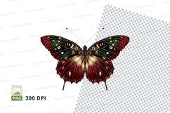 Vibrant butterfly clipart png Product Image 1