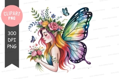 Enchanted fairy with butterfly wings Product Image 1