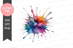 Vibrant paint splash Product Image 1