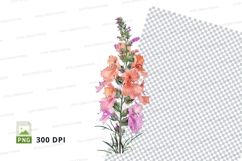 Delicate flower bouquet clipart png Product Image 1