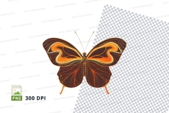 Vibrant butterfly clipart png Product Image 1