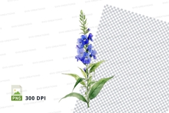 Blue bell flower clipart png Product Image 1