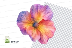 Vibrant flower clipart png Product Image 1