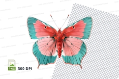 Vibrant butterfly clipart png Product Image 1