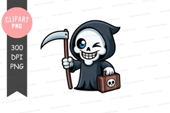Grim reaper clipart png Product Image 1