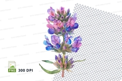 Colorful flower clipart png Product Image 1