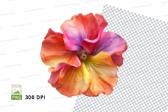 Vibrant flower clipart png Product Image 1