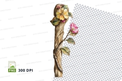 Floral branch clipart png Product Image 1